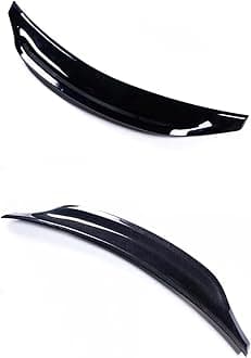 Car Wing For GAC For Empow R Style Car Rear Trunk Lid Duck Lip Body Kit Spoiler Wings Styling Carbon Black Tuning Exterior Accessories Parts Car Spoilers Wing(Carbon Printing)
