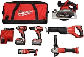 M18 6pc Cordless Lithium-Ion Tool Combo Kit (2696-26)