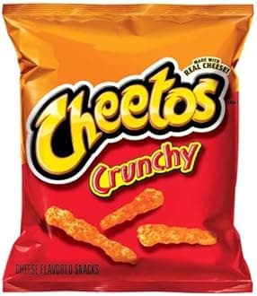 Cheetos Flavored Snacks, Crunchy Cheese, 1.13 Ounce (Pack of 12)
