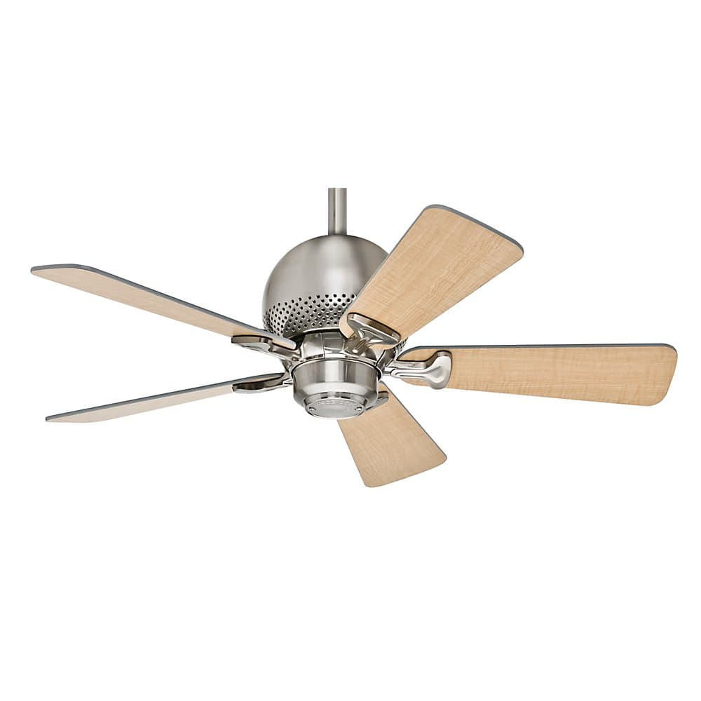 Hunter 52022 Orbit 36" Brushed Nickel Ceiling Fan with Five Maple/Cool Gray Reversible Blades