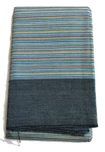 Aaharyam Dance Practice Saree (Red Multicolored Stripes)