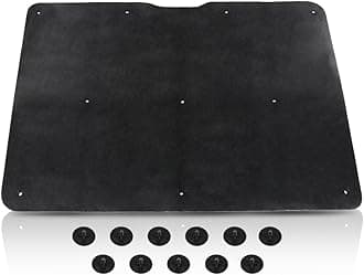 LQI Under Hood Insulation Pad 1/2 Inch Thick with Clips Compatible with Buick Regal 1981-1987 Black PET