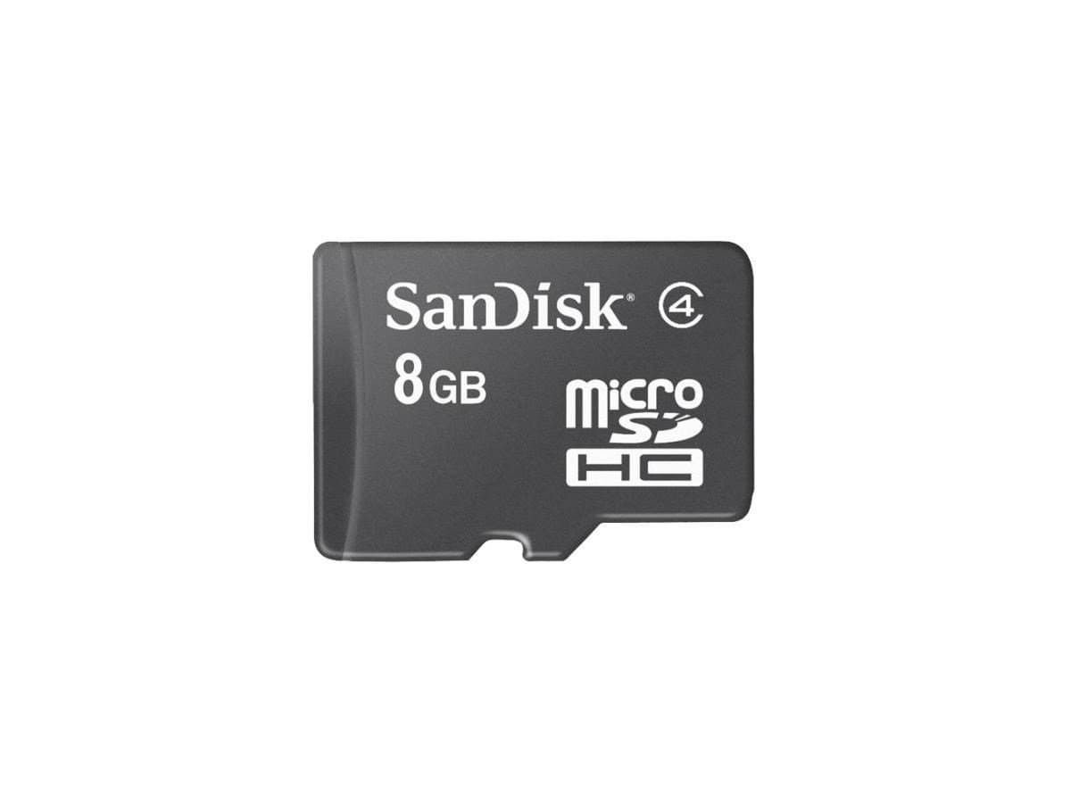 SanDisk 8GB microSD High Capacity (microSDHC) Card - (Class 4) - 8 GB