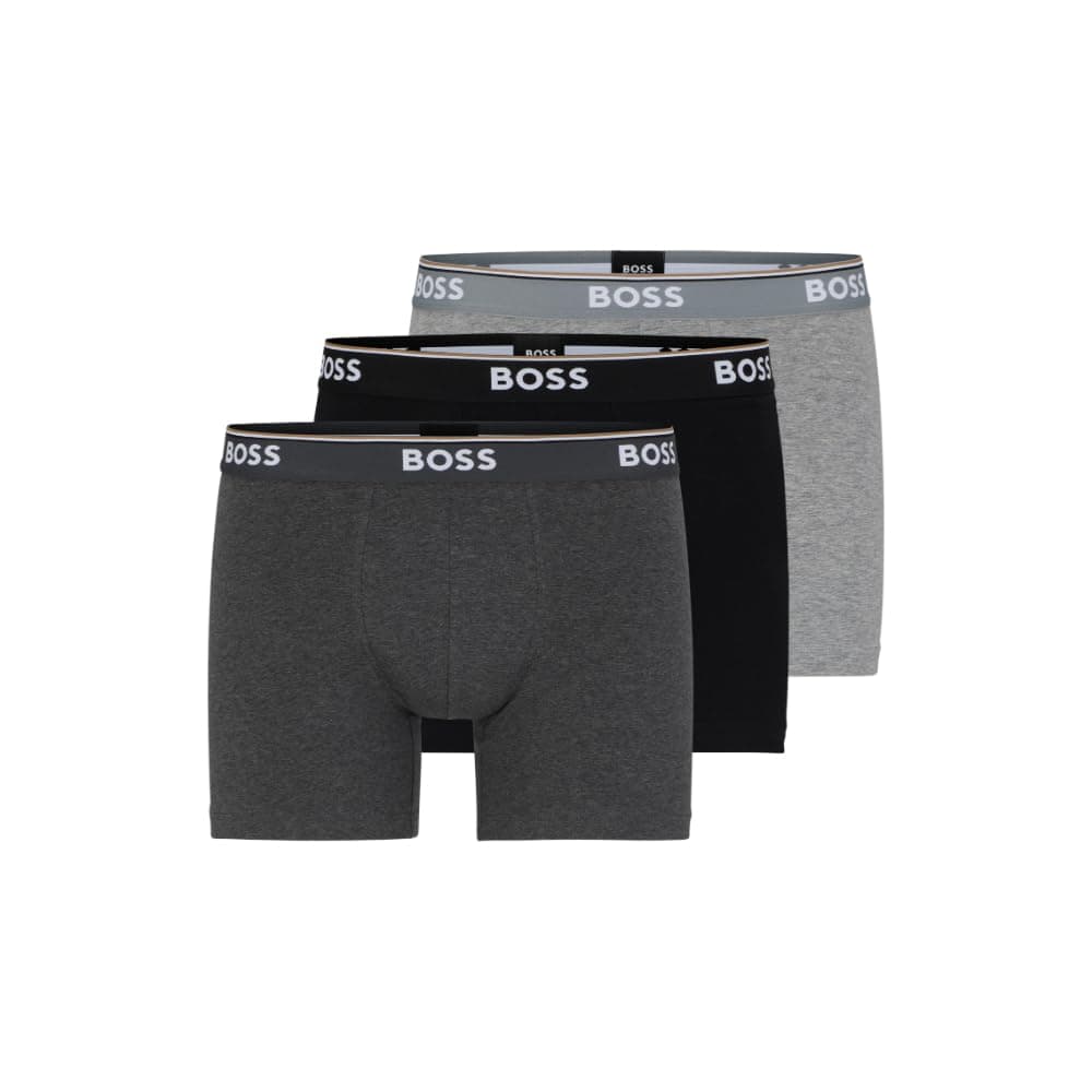 Men's Stretch Cotton Boxer Briefs 3 Pack