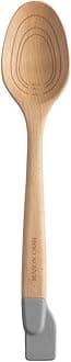 Mason Cash Innovative Kitchen 3-In-1 Solid Beech Wooden Spoon And Jar Scraper
