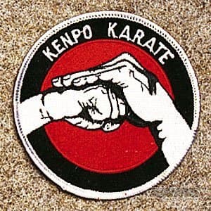 AWMA Kenpo Karate Patch - 1pc, Round, Martial Arts Patch