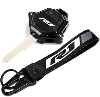 For Yamaha YZFR1 YZF R1 Accessories Motorcycle Key Shell Cover Case & Badge Keyring