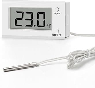 Digital Oven Thermometer with Probe Grill Meat Thermometer up to 572°F/300°C, Oven Thermometer Roasting for Barbecue Accessories for Kitchen, Roasting, Grill, Pizza