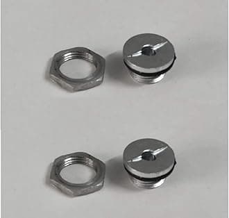 Aluminium Safety Valve For Pressure Cooker - Ideal For Prestige/Pigeon & Similar Brands (Set Of 2), Multicolor, 5 Liter