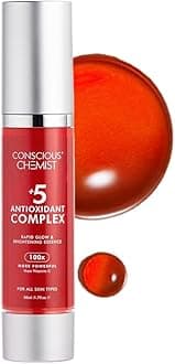 Rapid Glow & Brightening Essence | Face Serum with 5 Antioxidant Complex (100X Stronger Than Vitamin C), Vitamin E & Retinol | For Radiant, Even-Toned Skin, For Men & Women, All Skin Types – 50ml