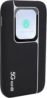 Portable 5G WiFi Hotspot Router for Travel, Support 16 Devices With 2.01 Inch Screen