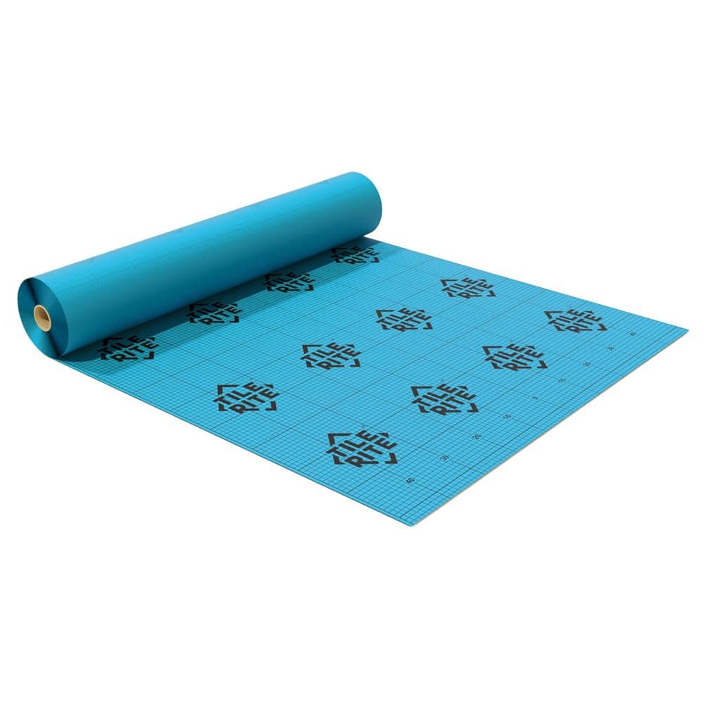 IMPERIAL STUDIOS Fabriteq Stress Relief Waterproof Mat Uncoupling Membrane Mat for Tiling Crack Prevention Subfloor Stress Absorption Underfloor Heating Compatible (15m2)