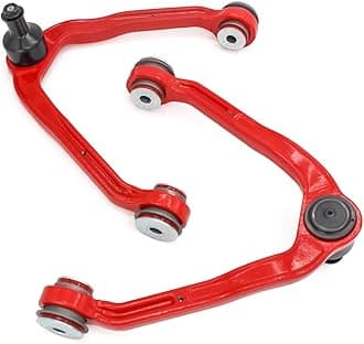 Front Upper Suspension Control Arm for 1999-2006 Chevy Silverado GMC Sierra 1500, 2000-2006 Suburban 1500 Tahoe Yukon/Yukon XL 1500, 2002-2006 Avalanche 1500 Cadillac Escalade/Ext, PU Bushings