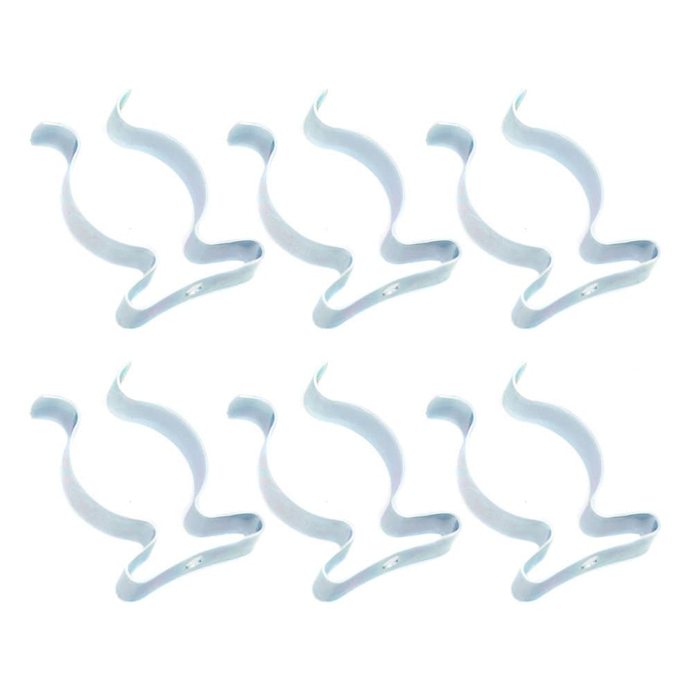 6 x T8 1" 25mm Flourescent Light Clips