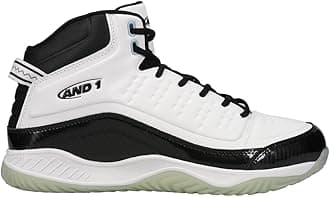 AND1 Mens M Pulse Ii Basketball Sneakers Shoes - Black, White - Size 12 M