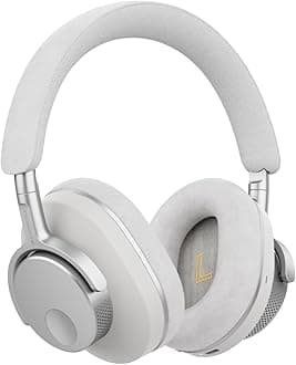 Cambridge Audio Melomania P100 Headphones - Bluetooth, Active Noise Cancelling with Hi-Fi Sound, 100 Hour Playback with User Replaceable Battery, Gaming Mode and Carry Case - White