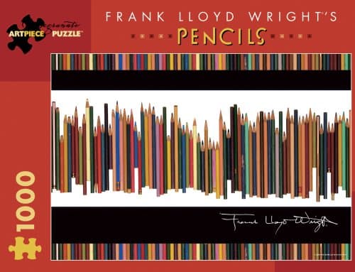 Pomegranate Frank Lloyd Wright - Pencils: 1,000 Piece Puzzle