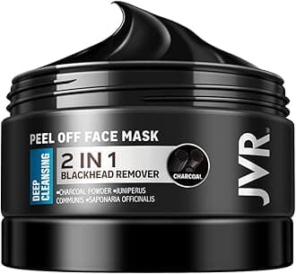 Peel Off Face Mask, Blackhead Remover Mask for Men, Charcoal Peel Off Black Mask, Facial Mask Purifying and Deep Cleansing for All Skin Types 4.23 OZ