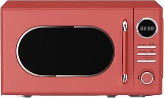 MC77CMR 0.7-Cu. Ft. 700-Watt Retro Countertop Microwave (Red)