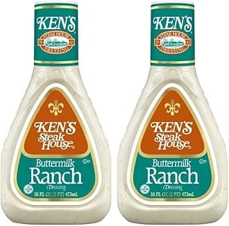 Ken's Steak House Buttermilk Ranch Dressing, 16 FL OZ (Pack of 2)