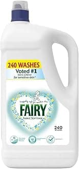Fairy Super Concentrate Fabric Softener Laundry Liquid Conditioner Sensitive, 4.8L (240 Wash)