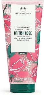 British Rose SHOWER SCRUB 200ml (Soft & Smoothing Exfoliator)