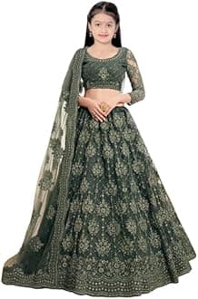 Traditional Ethnic Wear for Girls Designer Embroidered Kids Lehenga Choli