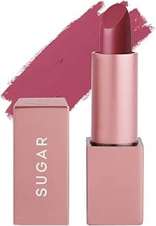 SUGAR Cosmetics Mettle Matte Lipstick, Superior Pigmentation, Ultra-Light Smooth Silky Lips - 06 Ambrosia (Soft Peach)