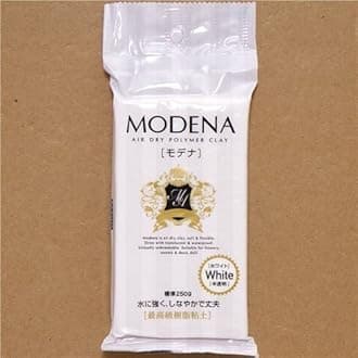Padico MODENA Air Dry Polymer Clay 250g Color White (Japan Import)