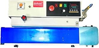 By Master Machines Heavy Duty Continuous Horizontal Ms Band Sealer With Nitrogen Flushing Kit, Automatic Band Sealing Machine, Automatic Packaging Machine - 1 Year Warranty Mm - 10