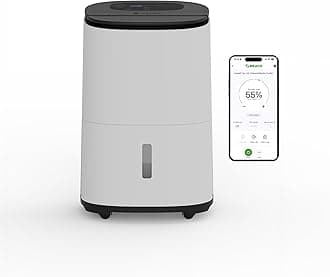 Meaco MeacoDry Arete® Two 12L Dehumidifier & HEPA H13 Air Purifier, Low Energy, Low Noise, Wi-Fi Meaco App, Smart humidity mode, removes moisture in homes and flats, 5x year warranty