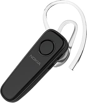 Nokia Solo Bud in-Ear Mono Wireless Headset for Work – SB-101 Single Earbud with Touch Control - Superior Sound, Smart Assistant Compatible, 6.5-Hour Talk Time, Comfortable Fit