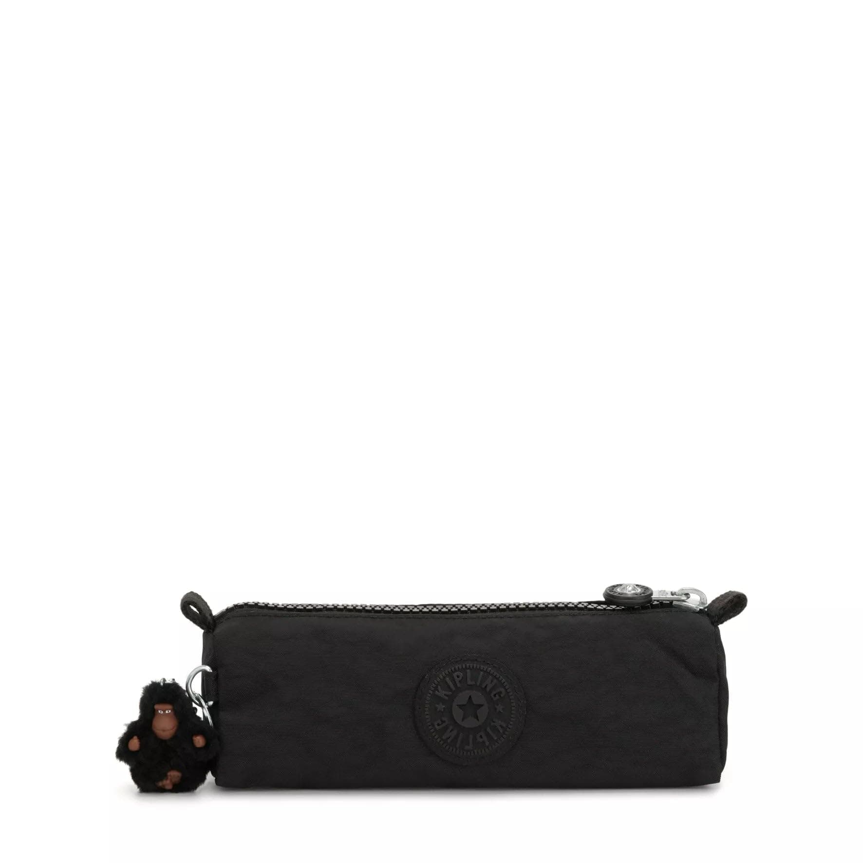 Kipling, True Black, 8.75''L x 2.5''H x 2.5''D, Freedom Pencil Pouch for Women Small Zip Waterproof Pencil Case, true black, Women's Small Zip Freedom Pencil Pouch Waterproof Pen Case