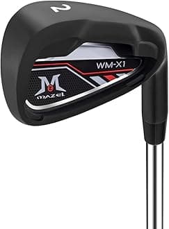 MAZEL WM-X1/2 Individual Men Golf Club Irons 1,2,3,4,5,6,7,8,9,Pitching Wedge,Approach Wedge,Sand Wedge with Graphite/Steel Shafts for Right Handed