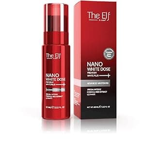 The Elf Nano White Dose Serum 60ml – Brightening & Hydrating Face Serum with Niacinamide & Vitamin C – For Even Skin Tone, Dark Spot Reduction & Radiant Glow