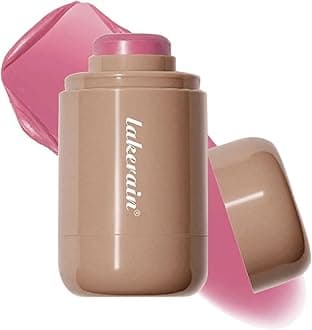 Cream Blush stick, Natural-Looking Matte Finish Makeup Blush stick, Hydrating Long Lasting Lightweight Blendable Blush for cheeks (#2 Bright Pink, 1 PC)