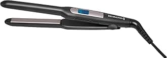 Remington Hair Straightener with Extra Slim Plates (for Short Hair, Pixies, Bangs, Small Curls, Advanced Ceramic Coating, Digital Display, 9 Settings 150-230°C, Fast Heat up) S5515