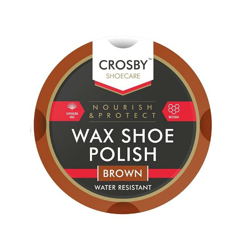 3pk Polish Wax Shoe Brown