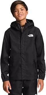 the north faceBoys' Antora Rain Jacket, TNF Black, X-Large