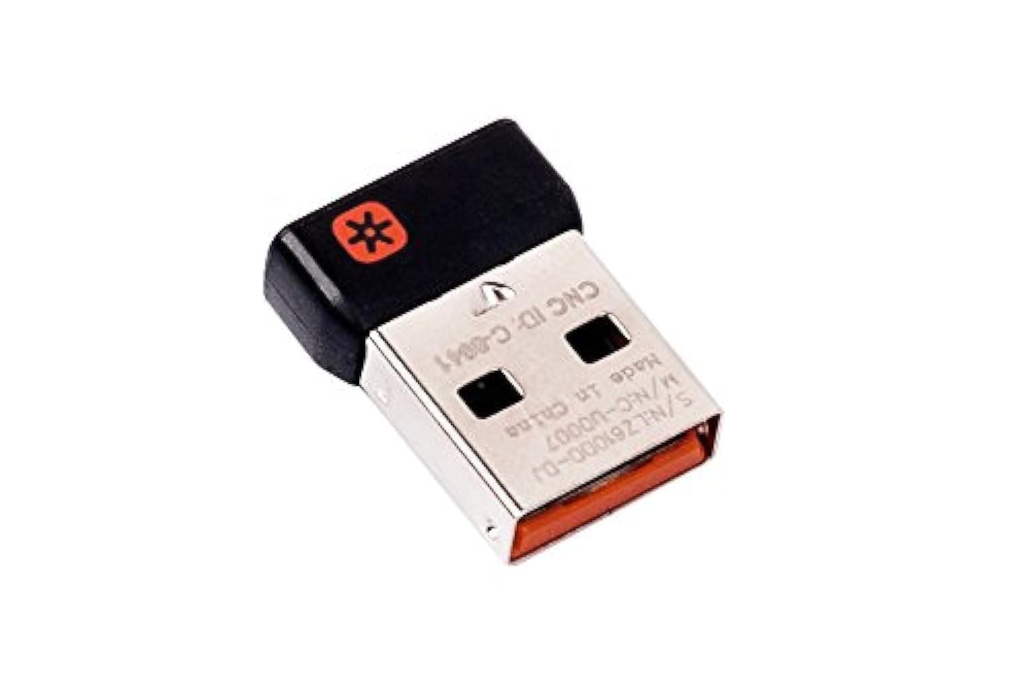 Unifying Receiver for Mouse and Keyboard Compatible for Any Logitech Product That Display The Unifying Logo (Orange Star, Connects up to 6 Devices)