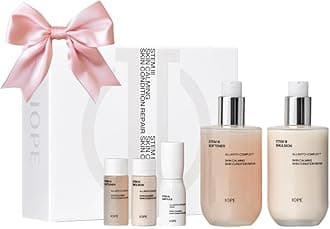 IOPE STEM III Skin Care Gift Set, Anti-Aging Korean Skincare with Hyaluronic Acid – Face Toner, Lotion & Serum for Hydration and Moisture Barrier Support, Daily Use Set, Holiday Gift