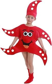 Quenny children's marine animal costume,seahorse octopus starfish crab Halloween dance costume.