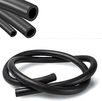 Universal Fuel Pipe LINE Rubber Reinforced for Fuel Hose Engine UNLEADED Petrol Diesel Oil (7.5MM X 12.5MM, 5 Meter)