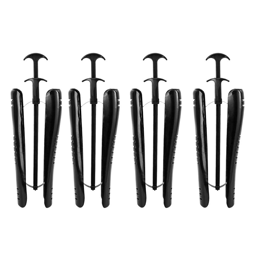 1/2/3 Pair Boot Trees 16 Inch Black Automatic Knee High Long Boot Shapers Plastic Riding Boot Stand Supports Insert Woman Man Shoe Stretcher