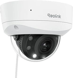 RLC-843A - 4K PoE Security Camera with Spotlights, 5X Optical Zoom, Outdoor Camera with Color Night Vision, Two-Way Talk, Human/Vehicle/Animal Detection, IK10 Vandalproof, No PT Supported