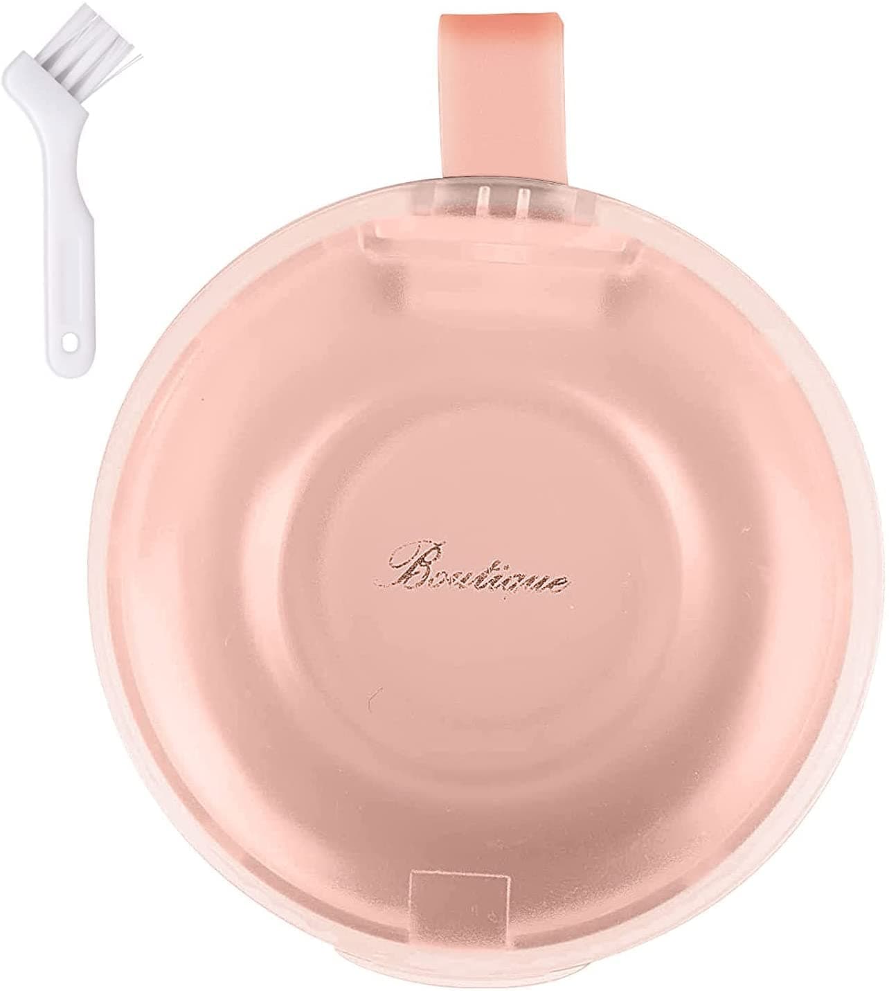 Denture Bath Retainer Case Aligner Case Dental Case Retainer Box Retainer Tool Mouth Guard for Brace Denture Bleaching Trays for Storage and Immersion of Mouthguards (Pink)