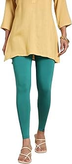 TWIN BIRDS Tailored Cut & Classic Fit Stretchable Viscose Elasthane Fabric Ankle Length Leggings for Women