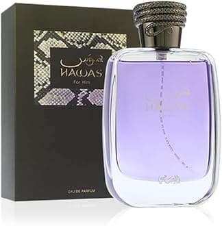 Hawas For Men Eau De Parfum 100ml- Refreshing Aquatic Fragrance, blended from Apple, Orange Blossom, Musk, and Patchouli | Fragrancehub
