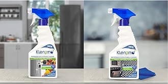 Klenzmo Oven Grill & Refrigerator Cleaner Spray with 30X30 Micro Fiber