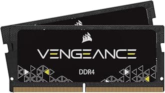 Corsair Vengeance SODIMM 8GB (2x4GB) DDR4 2666MHz CL18 Memory for Laptop/Notebooks (Intel 6th Generation Intel Core i5 and i7 Processor Support) Black